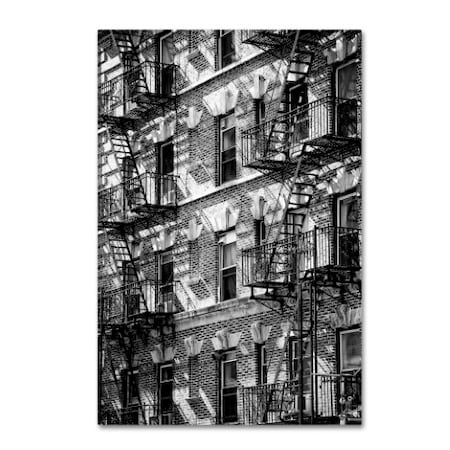 Philippe Hugonnard 'New York Facade' Canvas Art,12x19